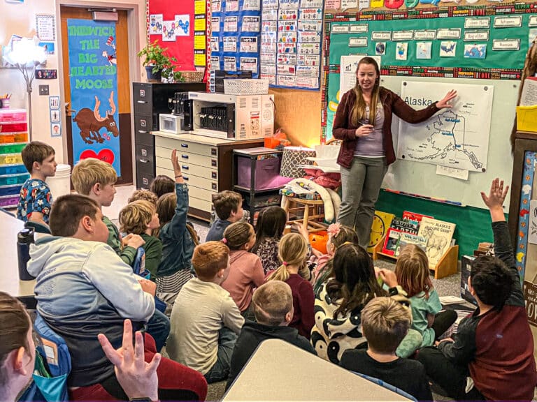 CIRCAC staff visit chapman elementary